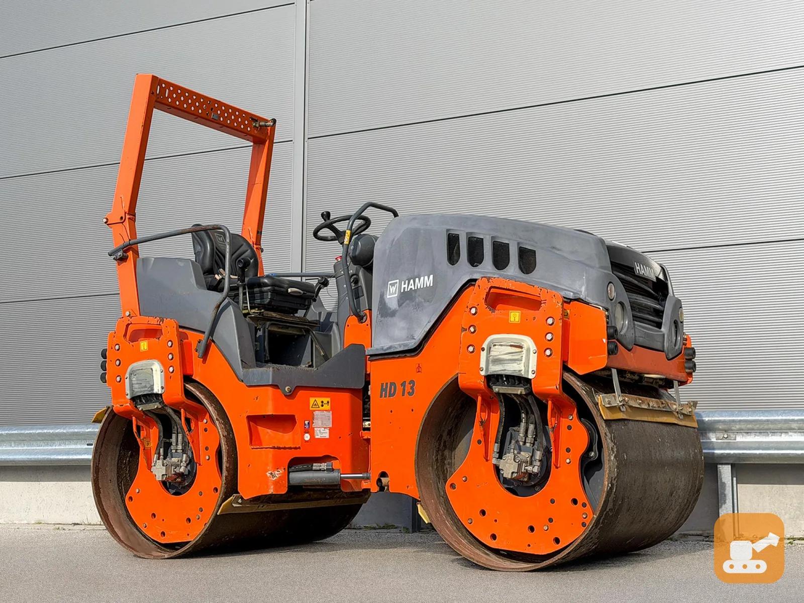 Тандемный каток HAMM HD 13 VV Б/У с доставкой в Краснодар