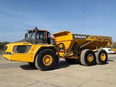 Сочленённый карьерный самосвал Volvo A60H Б/У с доставкой в Читу