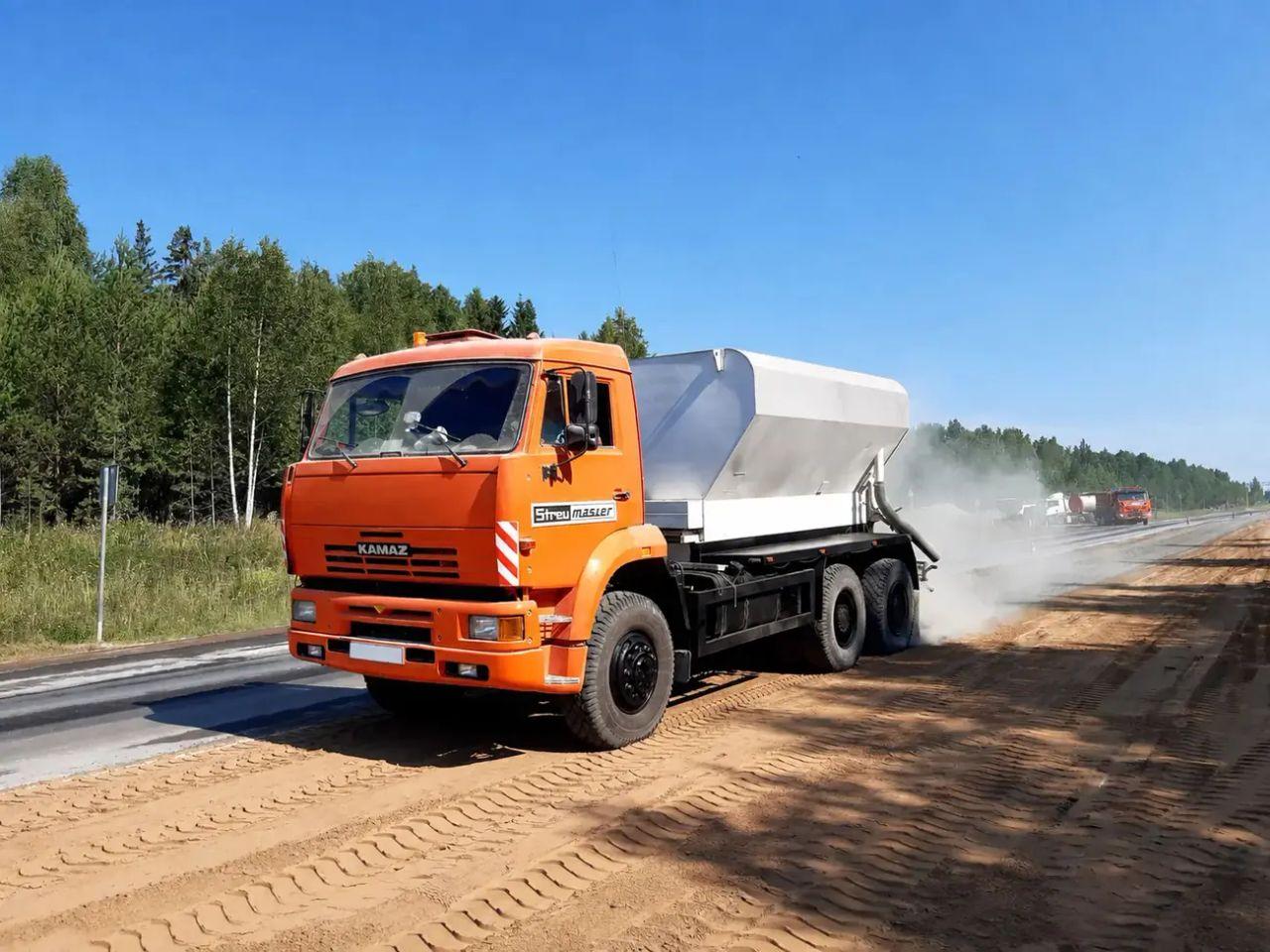 Аренда распределителя вяжущего Streumaster 11 и 16 м³ на MAN и КамАЗ — фото 3