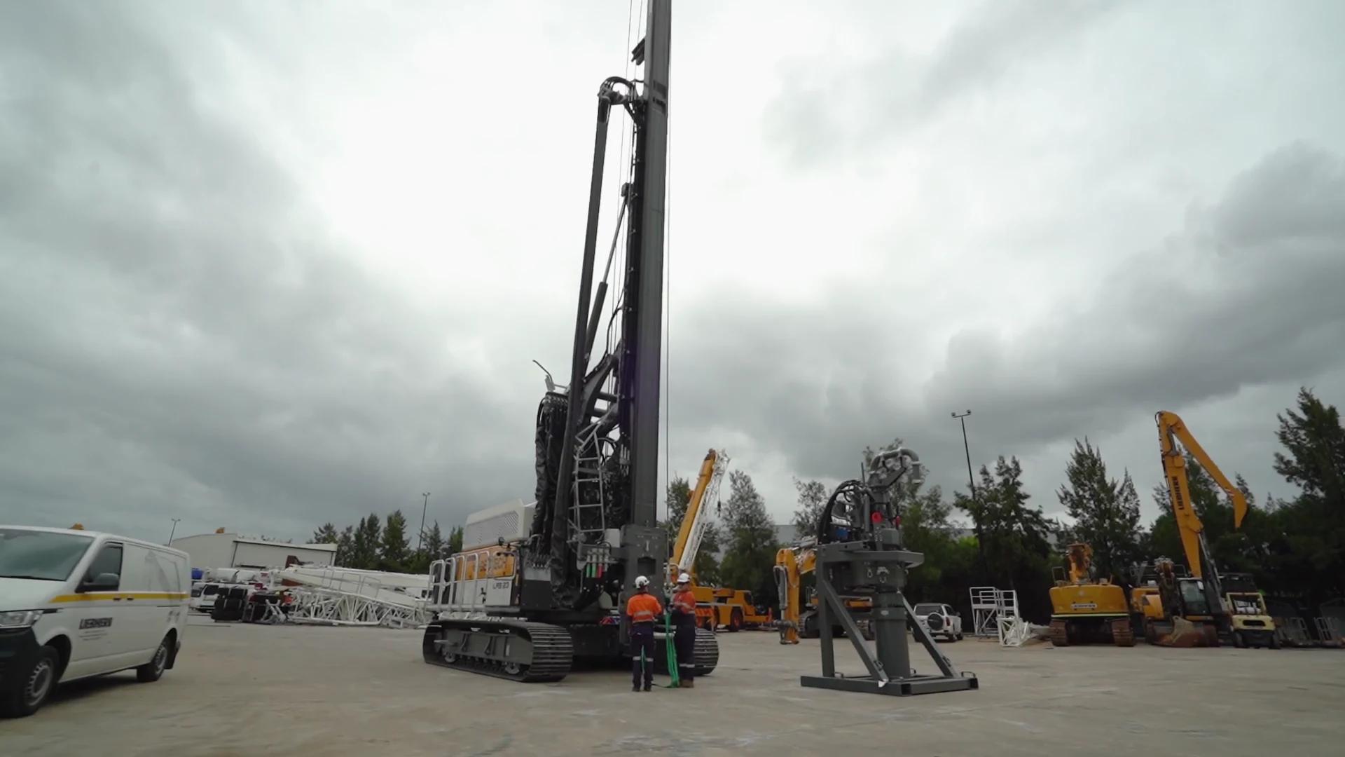 Аренда Liebherr LRB 23 + LV 36 F для щебёночных свай