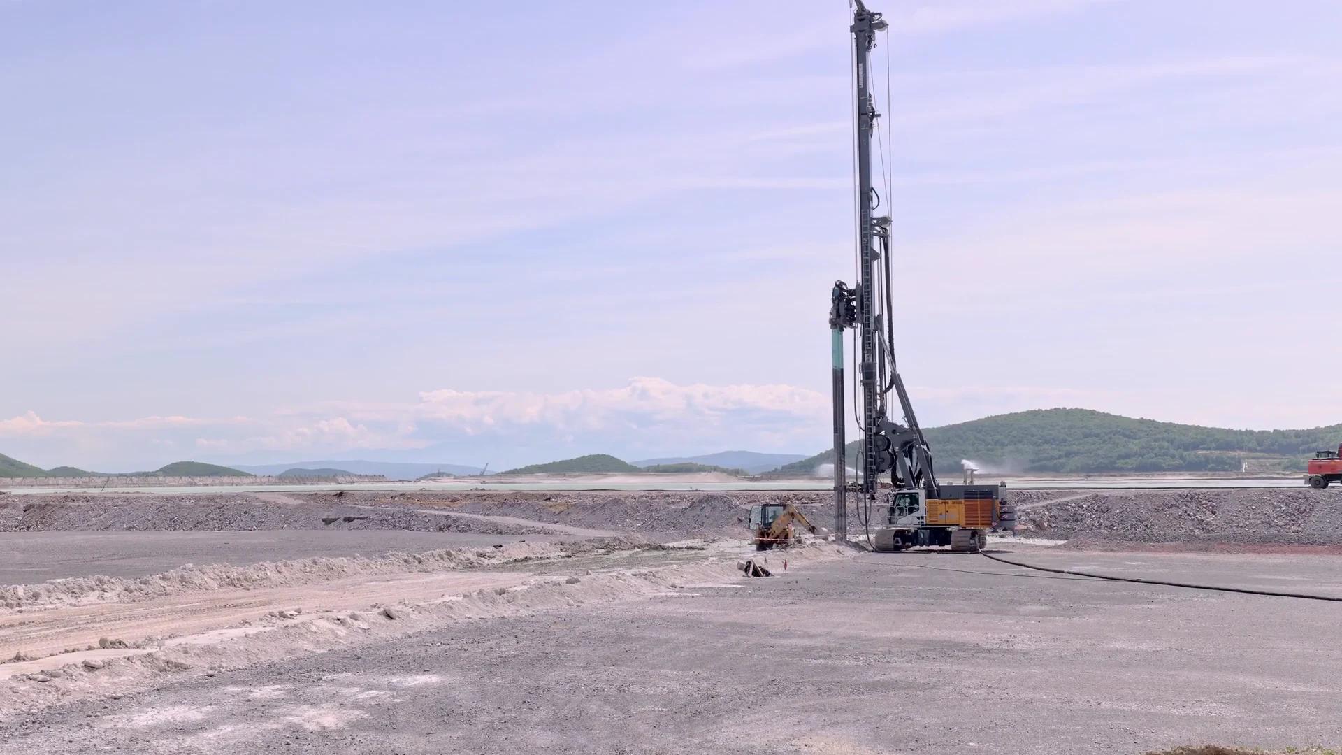 Аренда Liebherr LRB 355.1 + LV 36 F для щебёночных свай