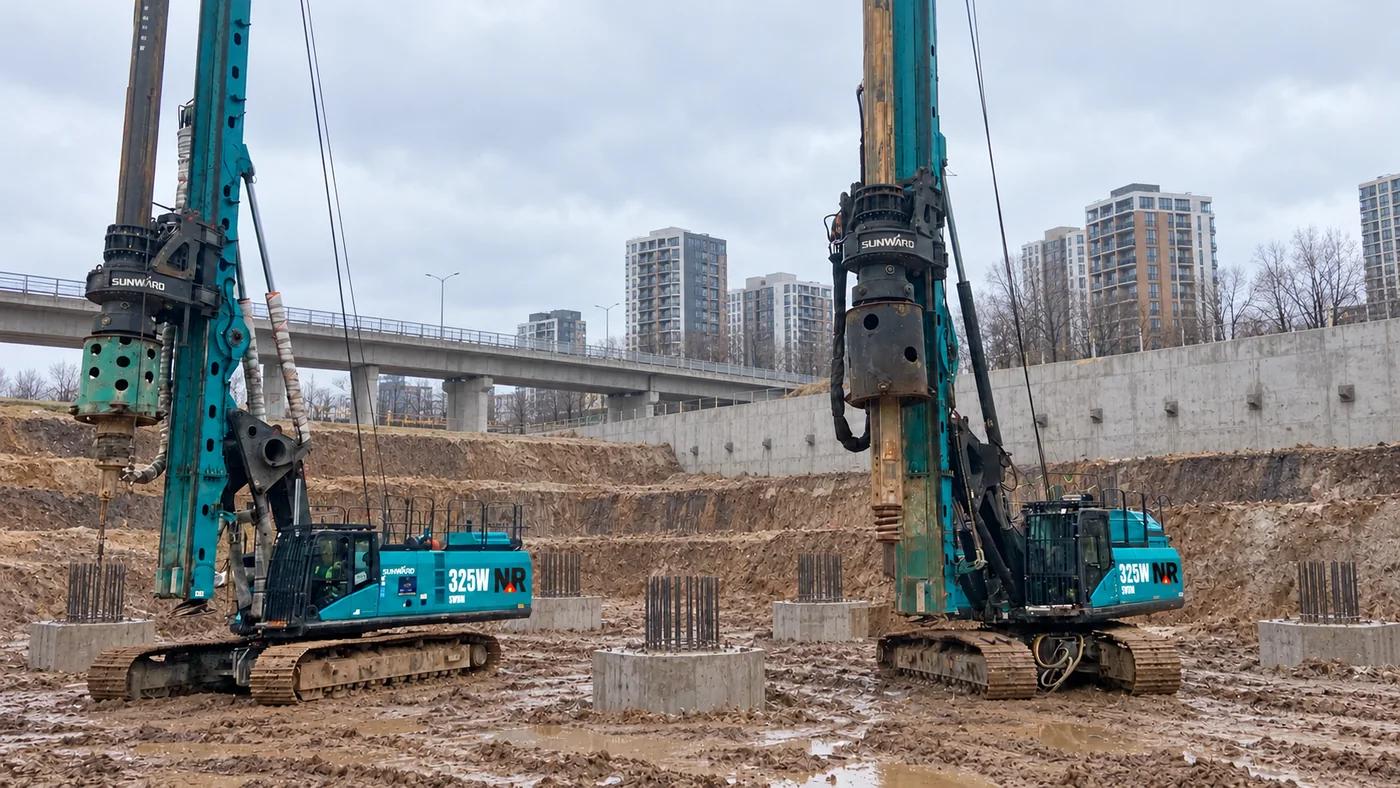Аренда буровой установки SUNWARD SWDM325W до 2500 мм