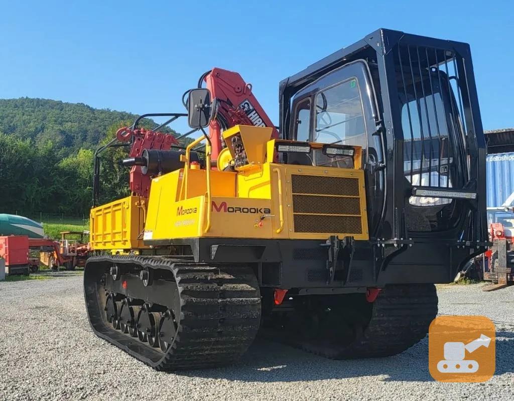 Гусеничный транспортер Morooka MST 1500 VD с КМУ Hiab Б/У 2009 с доставкой в Красноярск