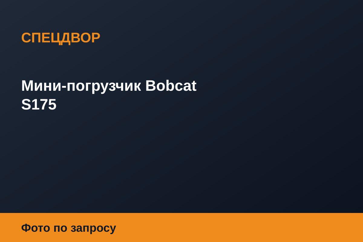 Мини-погрузчик Bobcat S175