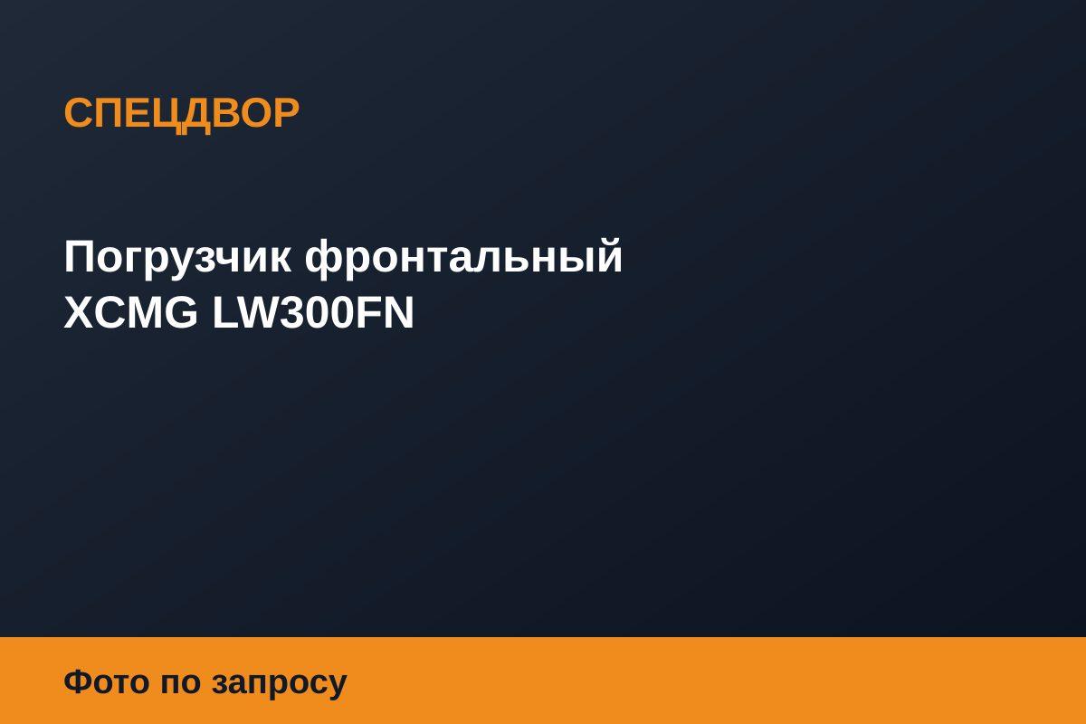 Погрузчик фронтальный XCMG LW300FN